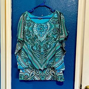 JM Collection Large women blouse